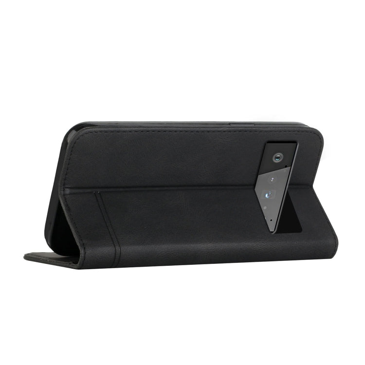 For Google Pixel 6 Strong Magnetic Leather Case