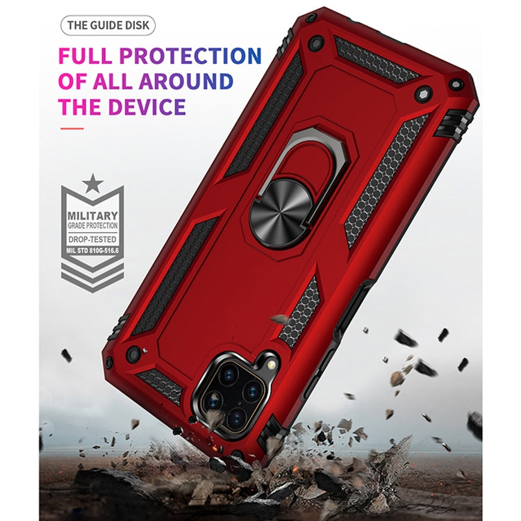 For Huawei P40 Lite Shockproof TPU + PC Protective Case with 360 Degree Rotating Holder