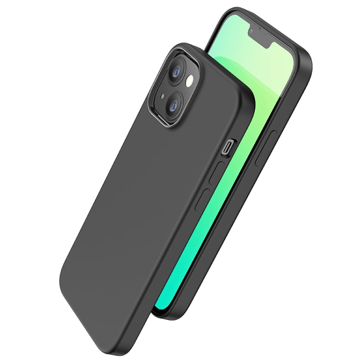 For iPhone 14 Plus hoco Pure Series Liquid Silicone Phone Case