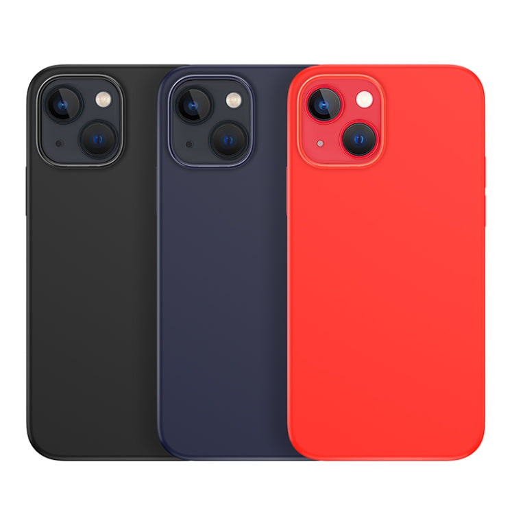 For iPhone 14 Plus hoco Pure Series Liquid Silicone Phone Case