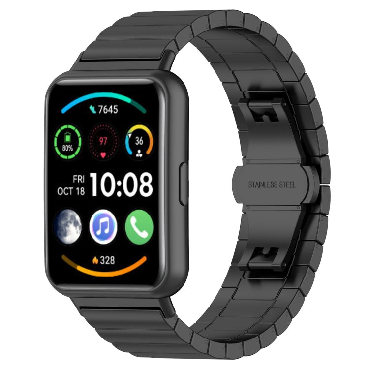 For Huawei Watch Fit 2 One-bead Stainless Steel Watch Band