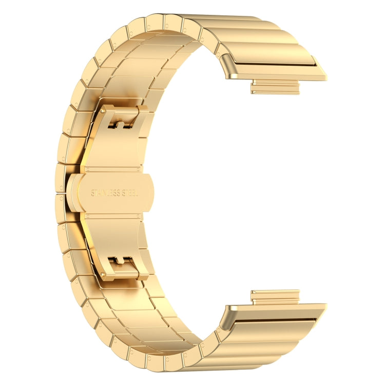 For Huawei Watch Fit 2 One-bead Stainless Steel Watch Band