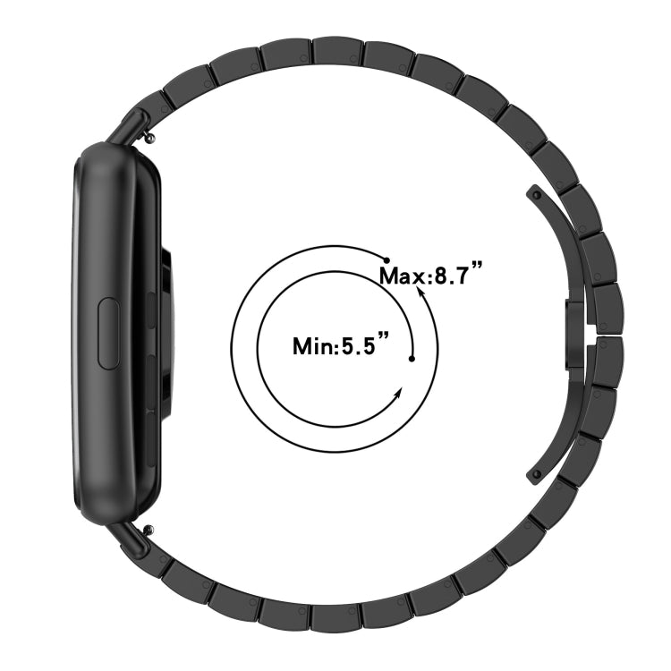 For Huawei Watch Fit 2 One-bead Stainless Steel Watch Band