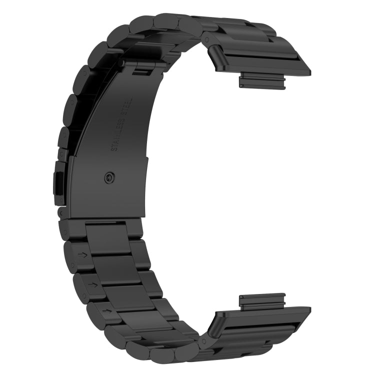 For Huawei Watch Fit 2 Three-bead Stainless Steel Watch Band
