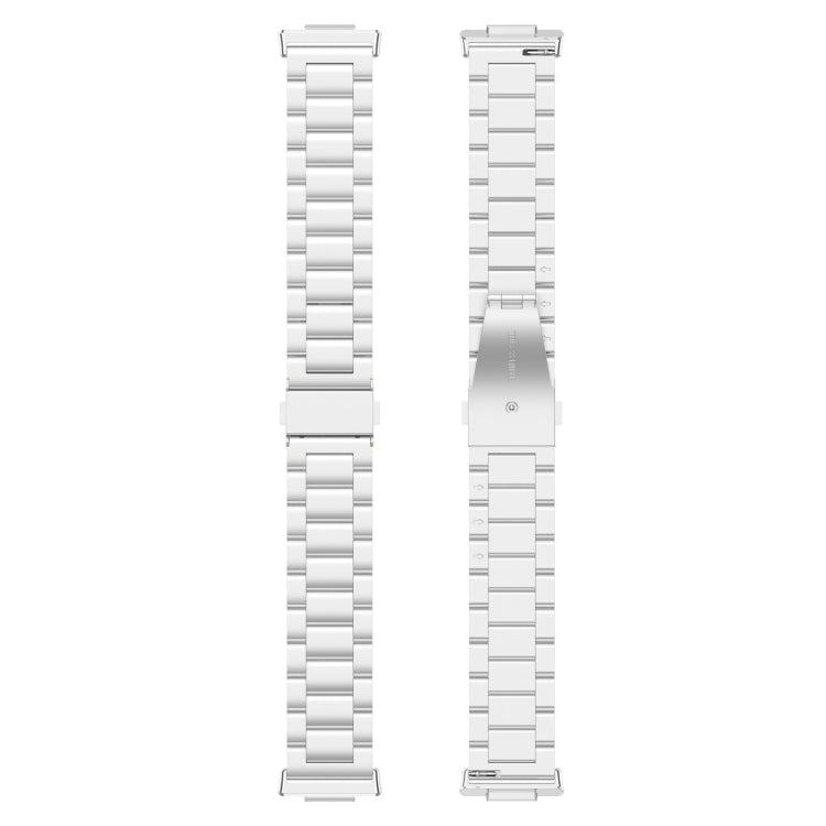 For Huawei Watch Fit 2 Three-bead Stainless Steel Watch Band
