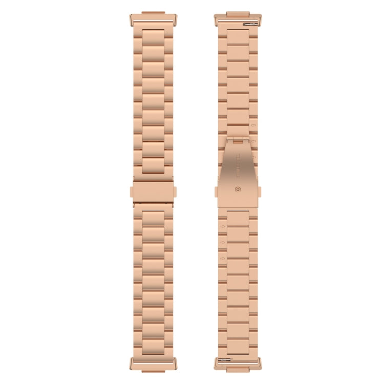 For Huawei Watch Fit 2 Three-bead Stainless Steel Watch Band