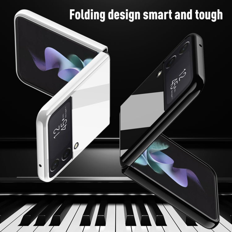 For Samsung Galaxy Z Flip4 Bright Piano Paint Protective Phone Case