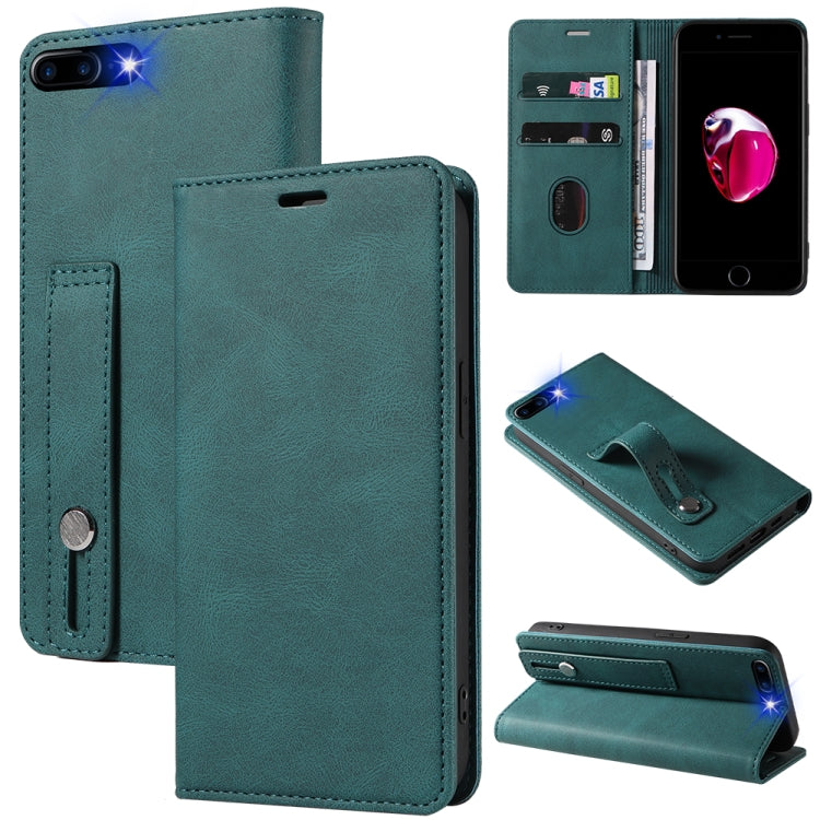 Wristband Magnetic Leather Phone Case For iPhone 7 Plus/8 Plus