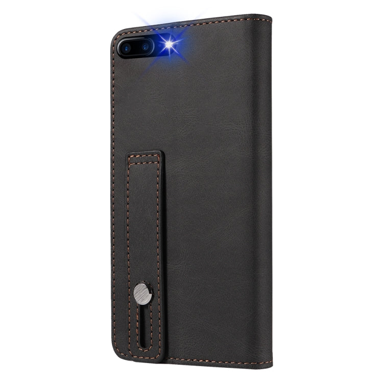 Wristband Magnetic Leather Phone Case For iPhone 7 Plus/8 Plus