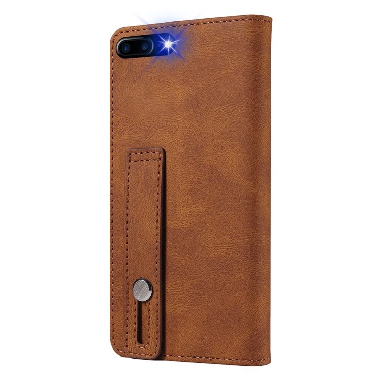 Wristband Magnetic Leather Phone Case For iPhone 7 Plus/8 Plus