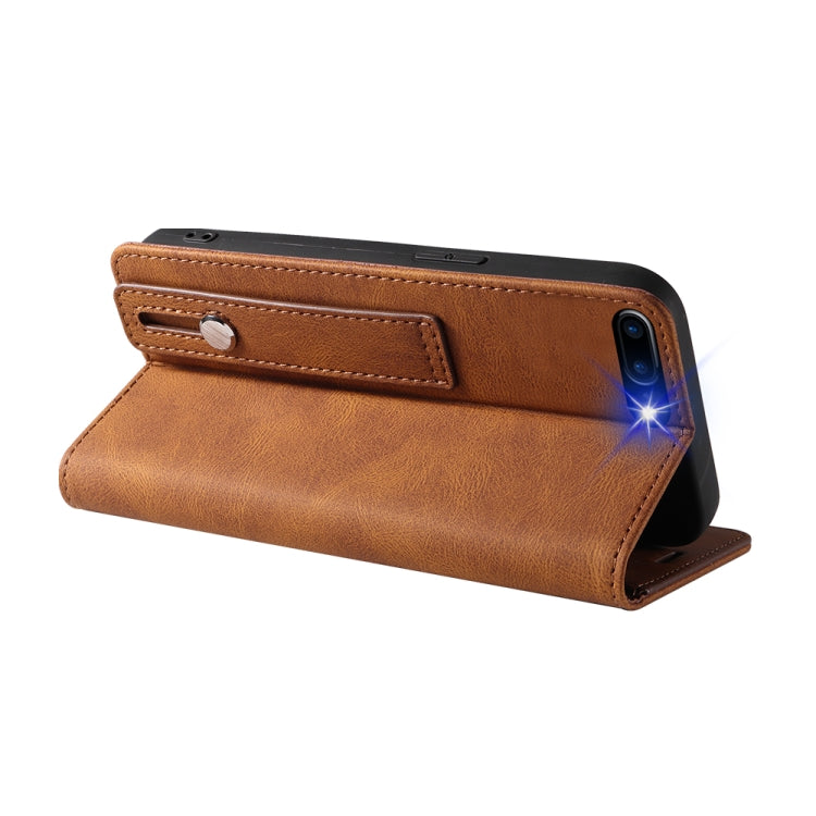 Wristband Magnetic Leather Phone Case For iPhone 7 Plus/8 Plus