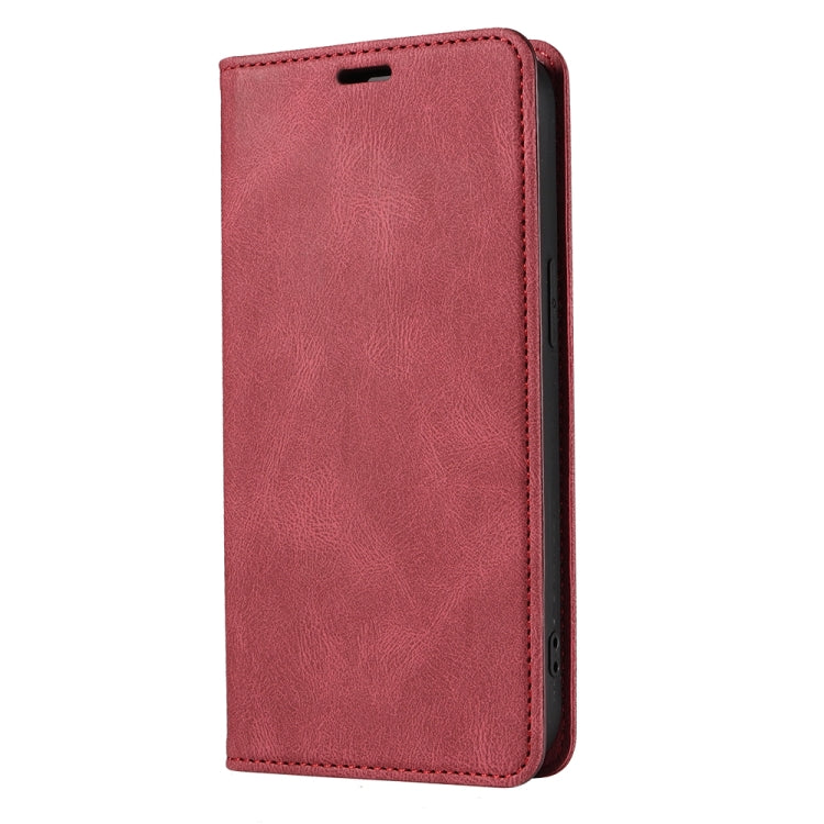 For iPhone 12 / 12 Pro Wristband Magnetic Leather Phone Case