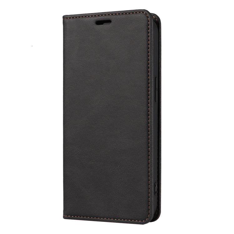 For iPhone 12 / 12 Pro Wristband Magnetic Leather Phone Case