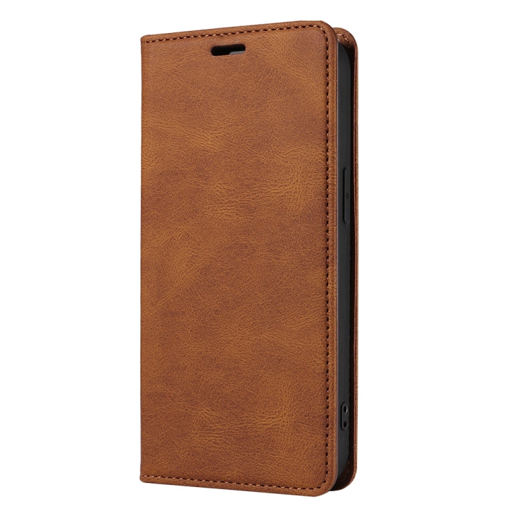 For iPhone 12 Pro Max Wristband Magnetic Leather Phone Case