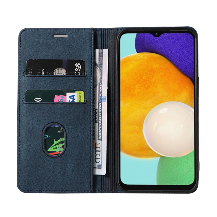 For Samsung Galaxy A13 4G Wristband Magnetic Leather Phone Case