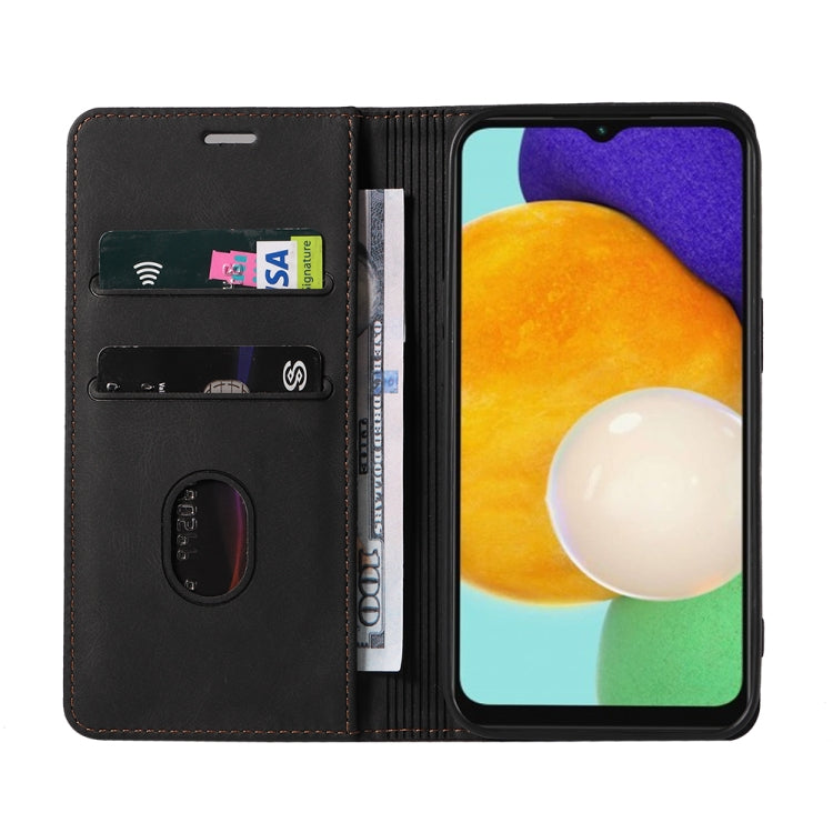 For Samsung Galaxy A13 4G Wristband Magnetic Leather Phone Case