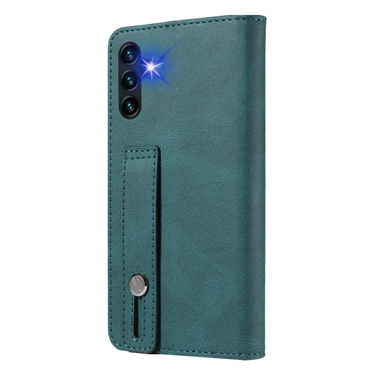 For Samsung Galaxy A13 5G Wristband Magnetic Leather Phone Case
