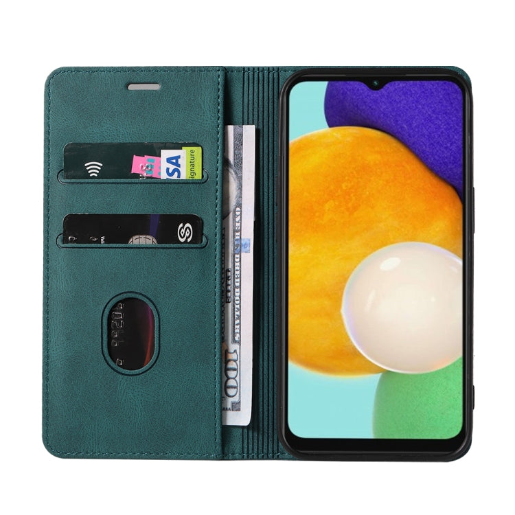 For Samsung Galaxy A13 5G Wristband Magnetic Leather Phone Case