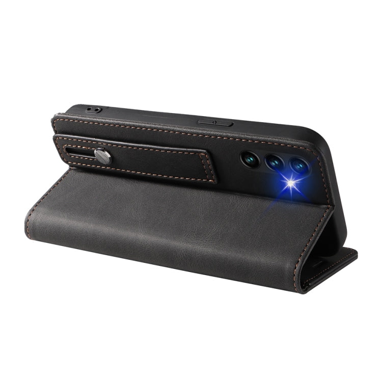 For Samsung Galaxy A13 5G Wristband Magnetic Leather Phone Case