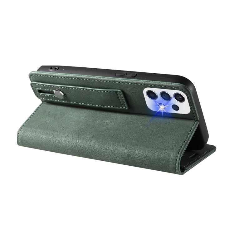 For Samsung Galaxy A53 Wristband Magnetic Leather Phone Case