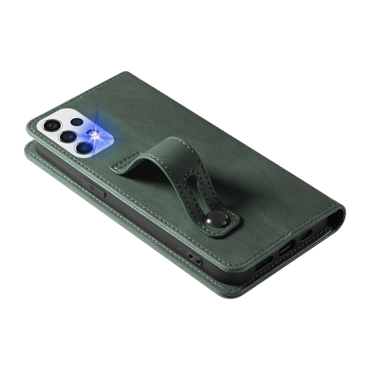 For Samsung Galaxy A53 Wristband Magnetic Leather Phone Case
