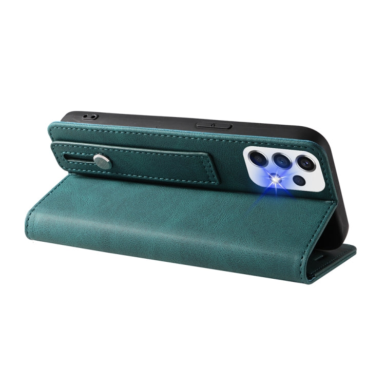 For Samsung Galaxy A53 Wristband Magnetic Leather Phone Case