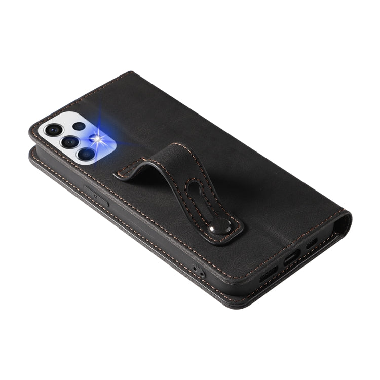 For Samsung Galaxy A53 Wristband Magnetic Leather Phone Case