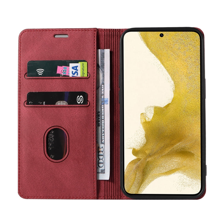 For Samsung Galaxy S21 5G Wristband Magnetic Leather Phone Case