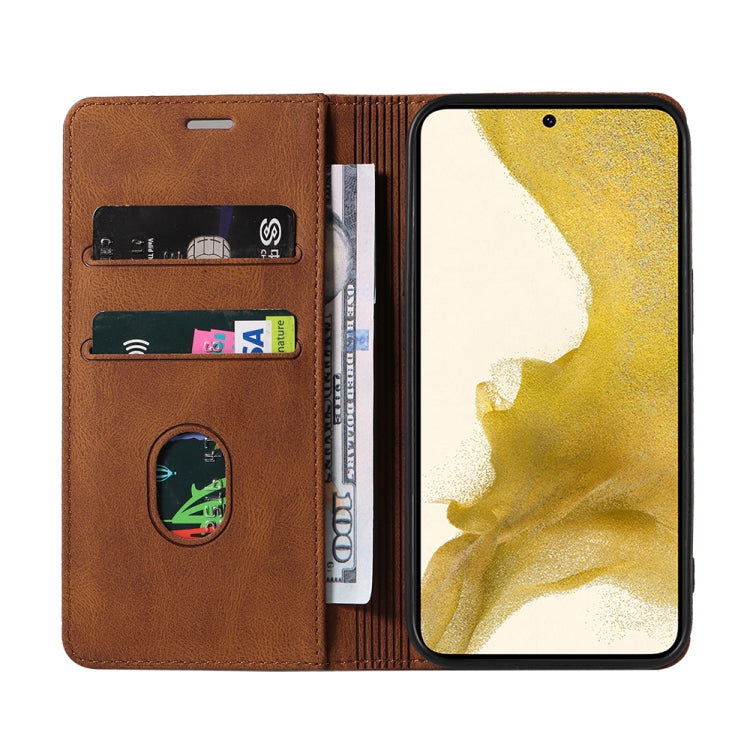 For Samsung Galaxy S21 5G Wristband Magnetic Leather Phone Case