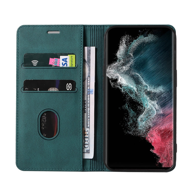 For Samsung Galaxy S21 Ultra 5G Wristband Magnetic Leather Phone Case