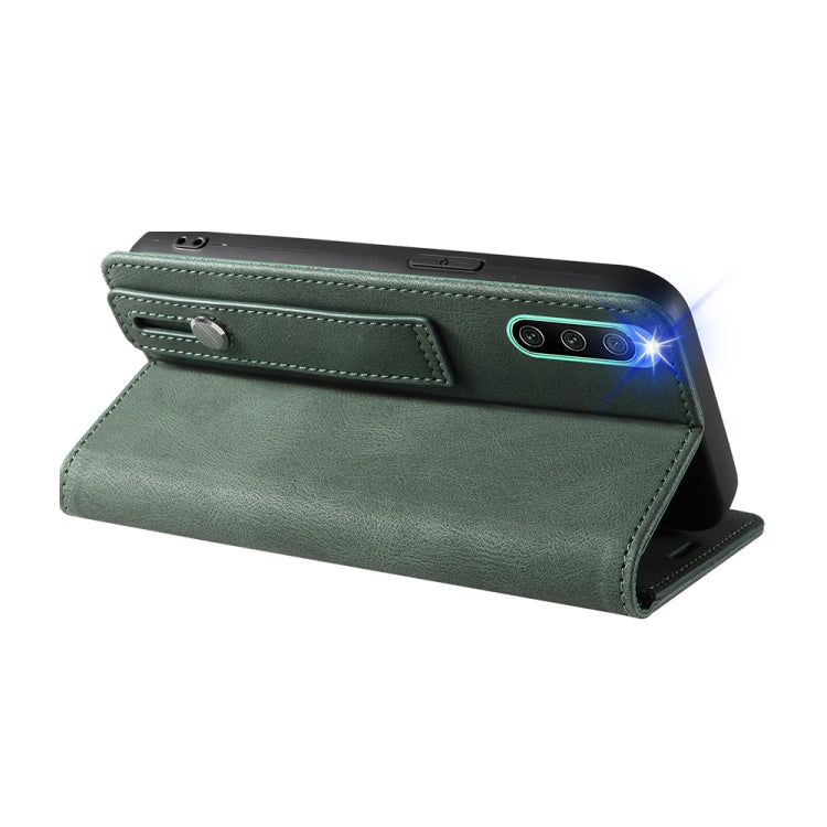 For Sony Xperia 10 IV Wristband Magnetic Leather Phone Case