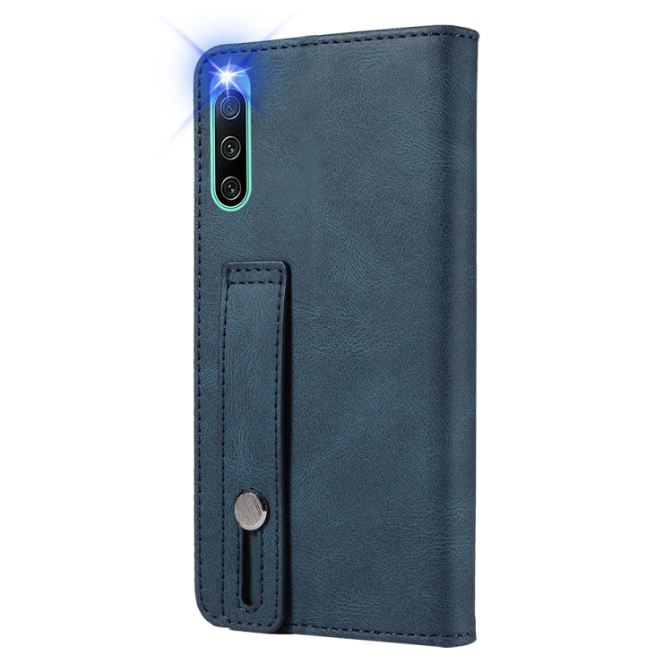 For Sony Xperia 10 IV Wristband Magnetic Leather Phone Case