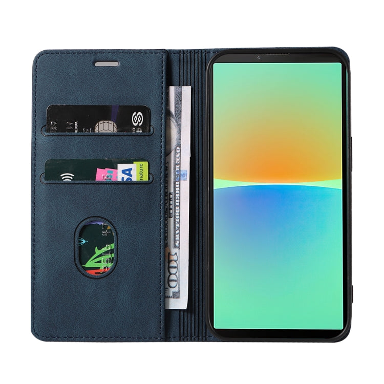 For Sony Xperia 10 IV Wristband Magnetic Leather Phone Case
