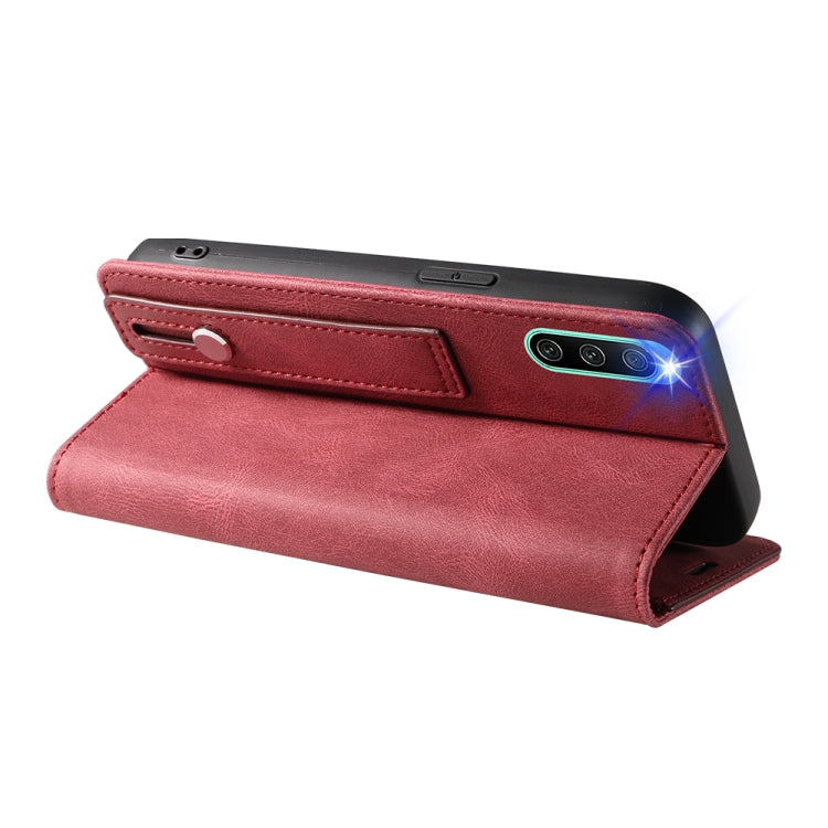 For Sony Xperia 10 IV Wristband Magnetic Leather Phone Case
