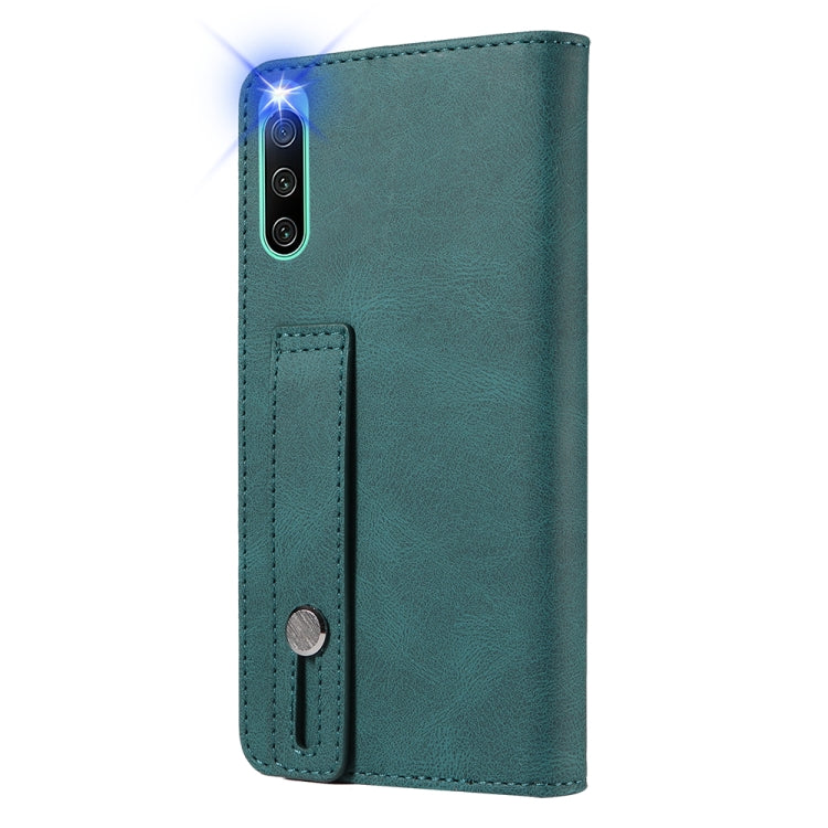 For Sony Xperia 10 IV Wristband Magnetic Leather Phone Case