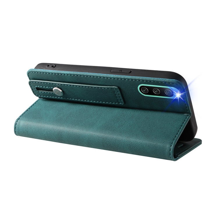 For Sony Xperia 10 IV Wristband Magnetic Leather Phone Case