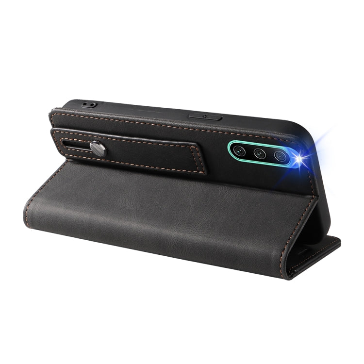 For Sony Xperia 10 IV Wristband Magnetic Leather Phone Case