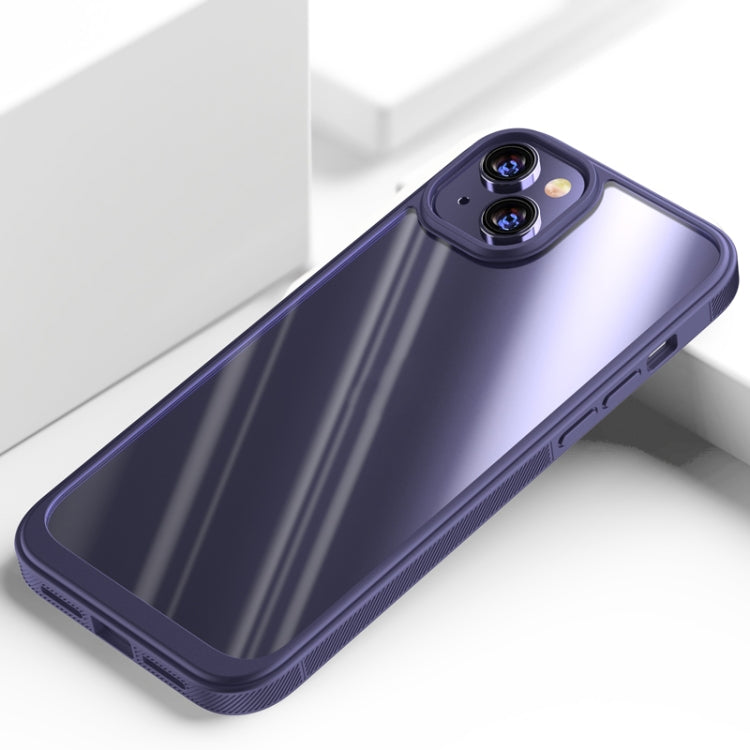 For iPhone 14 Plus Shockproof TPU + PC Phone Case