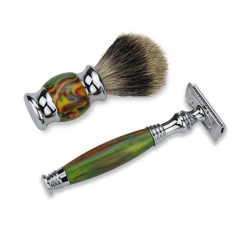 FK-2A Men Manual Shaving Razor Kit with Shaving Brush / Bowl / Soap /  Brush Stand / Blades