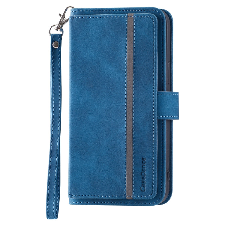 For iPhone 12 Pro Max 9 Card Slots Splicing Magnetic Leather Flip Case