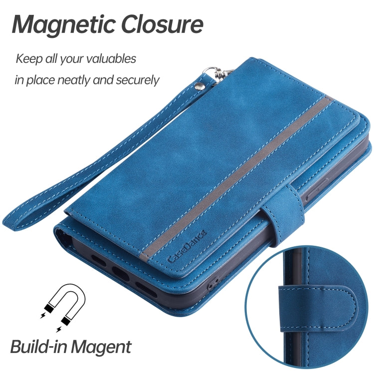 For iPhone 12 Pro Max 9 Card Slots Splicing Magnetic Leather Flip Case