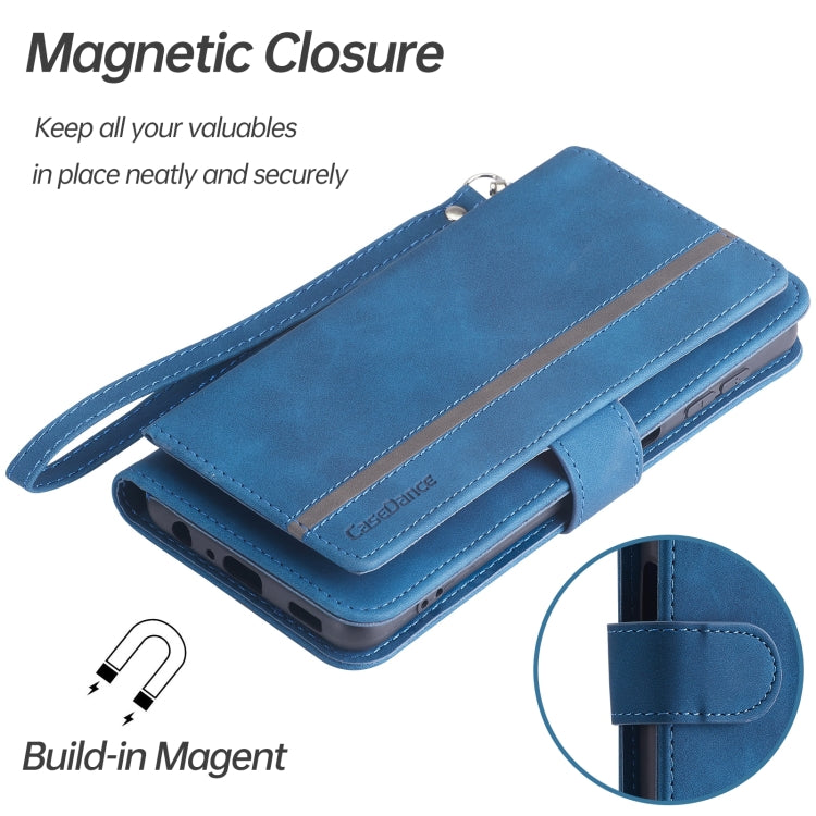 For Samsung Galaxy A13 5G / 4G 9 Card Slots Splicing Magnetic Leather Flip Phone Case