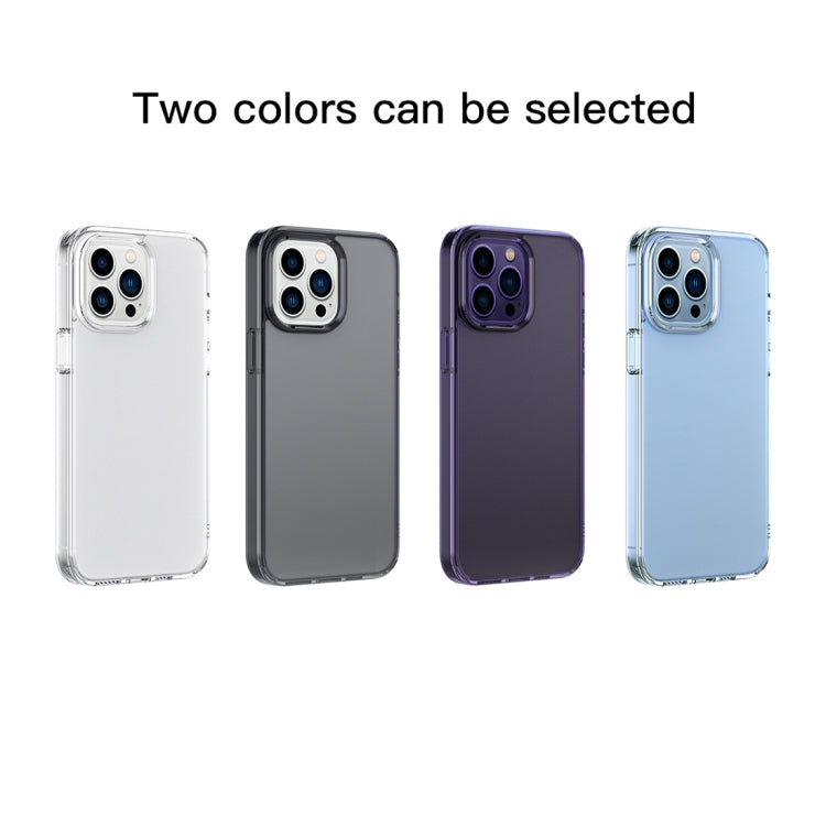 For iPhone 14 Crystal Clear Frosted Phone Case