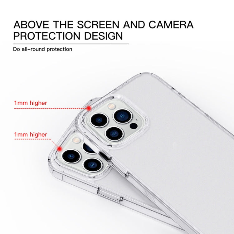 For iPhone 14 Plus Crystal Clear Frosted Phone Case