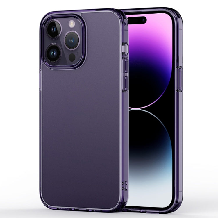 For iPhone 14 Pro Max Crystal Clear Frosted Phone Case