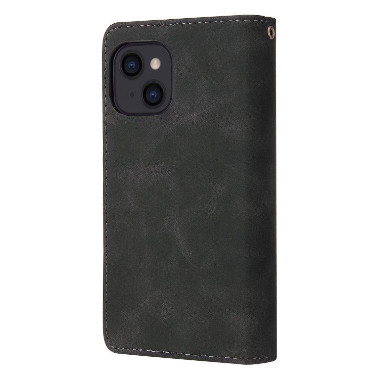 For iPhone 14 Multifunctional Phone Leather Case with Card Slot