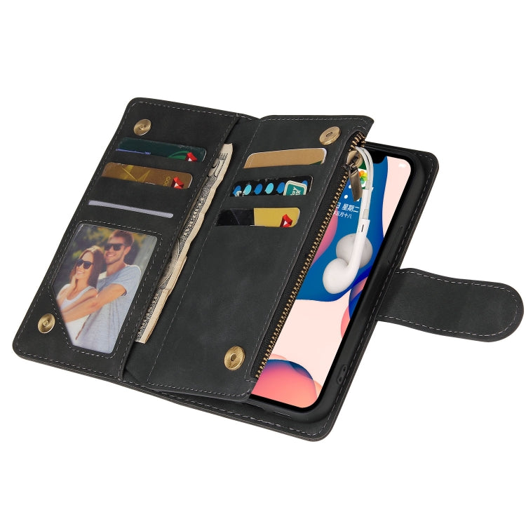 For iPhone 14 Multifunctional Phone Leather Case with Card Slot