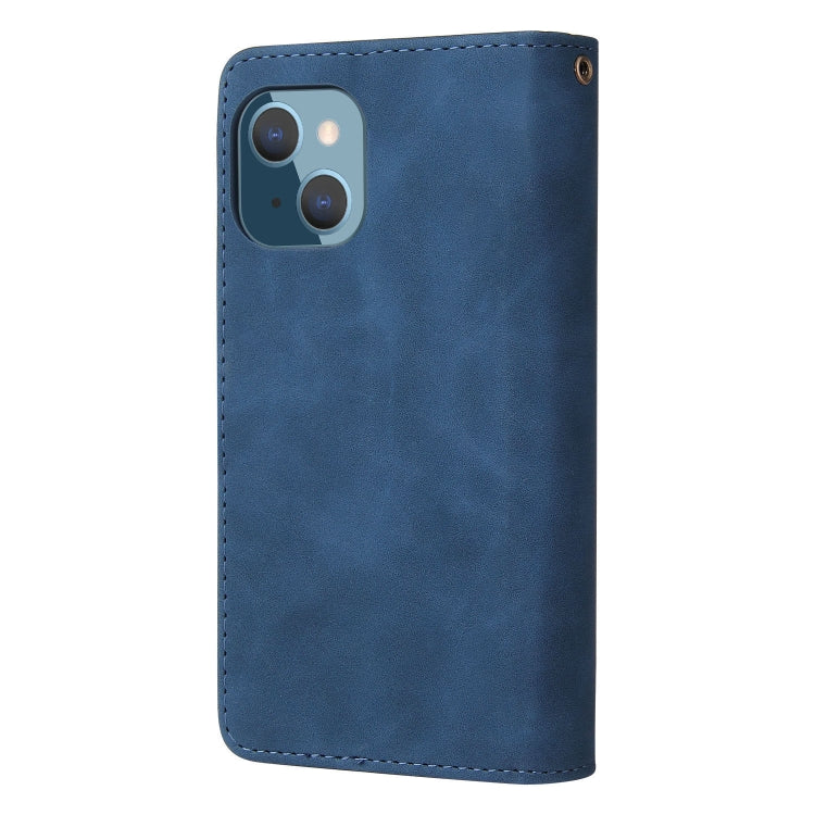 For iPhone 14 Plus Multifunctional Phone Leather Case with Card Slot