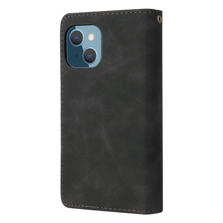 For iPhone 14 Plus Multifunctional Phone Leather Case with Card Slot