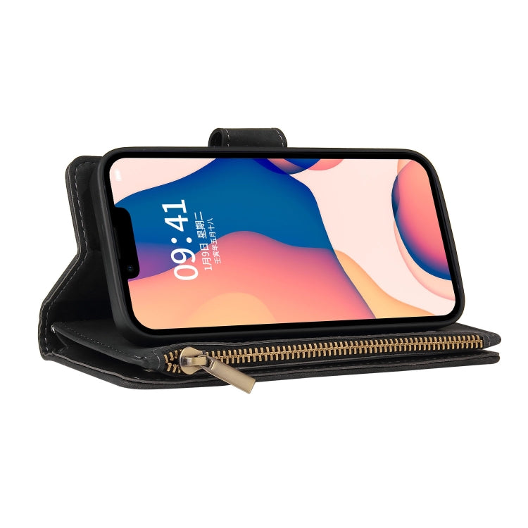 For iPhone 14 Plus Multifunctional Phone Leather Case with Card Slot